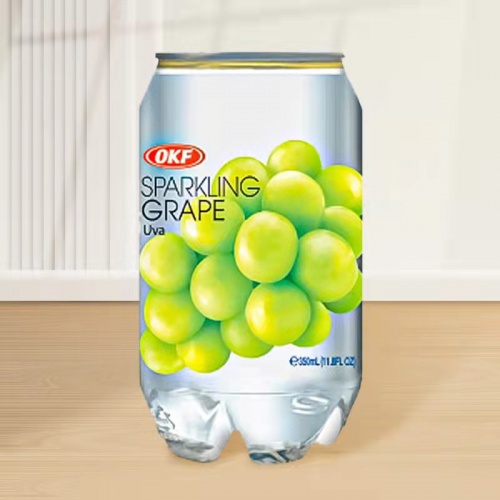 OKF牌葡萄味气泡水350ml*24罐/...