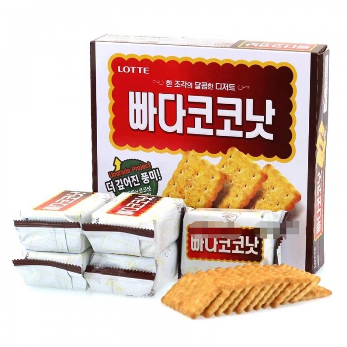 乐天椰奶饼干300g1*12盒/件