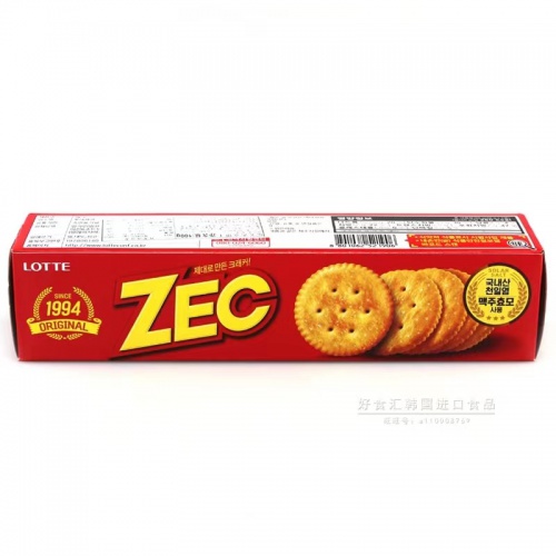 乐天ZEC咸味饼干100g*20盒/件