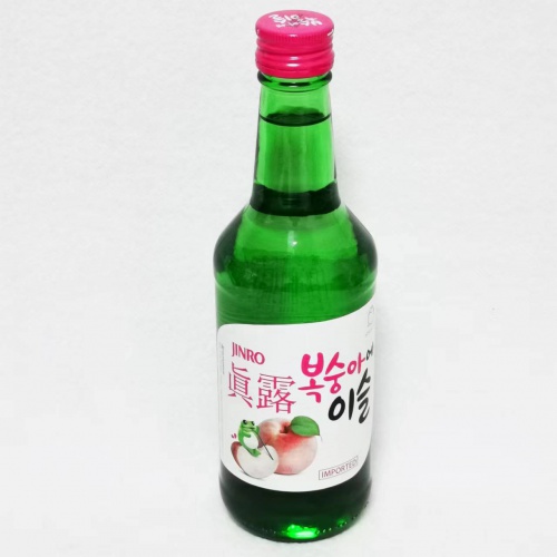 真露桃子味利口酒（配制酒,酒精度13%VOI）360ml*20瓶/件