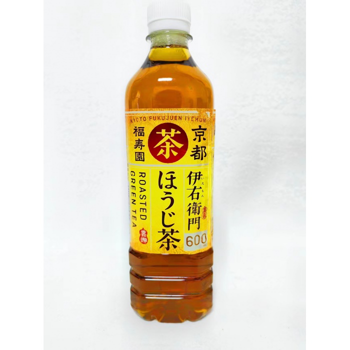 三得利伊右卫门烘焙绿茶饮料600ml*24瓶/件