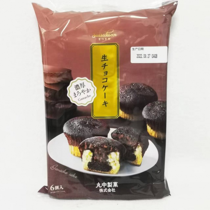 丸中巧克力味蛋糕糕点（30g*6）180g*9包/件