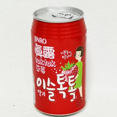 真露草莓气泡酒（配制酒3%VOL)350...