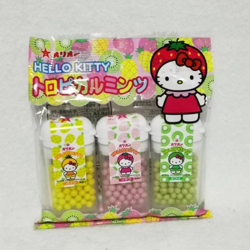 猎户座Hello kitty三拼迷你小粒糖果21g*10袋/组