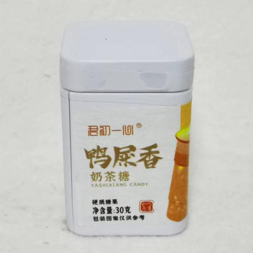 君初一心鸭屎香奶茶糖30g*3罐8盒/组