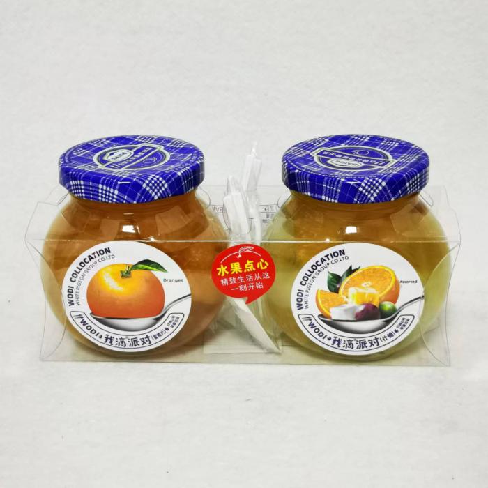 我滴派对糖水罐头（什锦水果+蜜橘片）组合装2*200g*8组/件