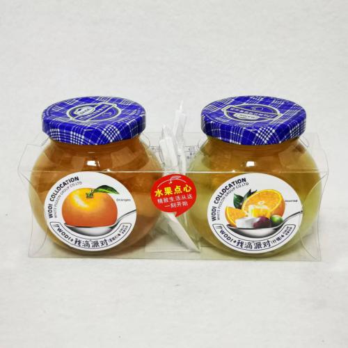 我滴派对糖水罐头（什锦水果+蜜橘片）组合...