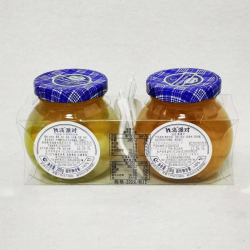 我滴派对糖水罐头（什锦水果+蜜橘片）组合装2*200g*8组/件