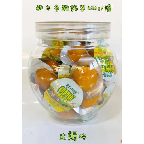 鲜本鲜鹌鹑蛋盐焗味280g*6罐/件