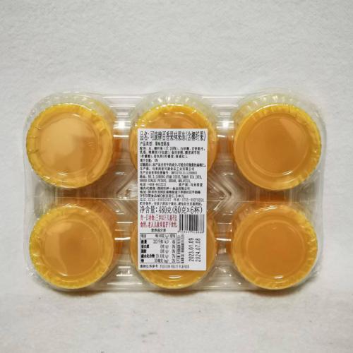 可康牌百香果味果冻（含椰纤果）（80g*6杯）480g*16组/件