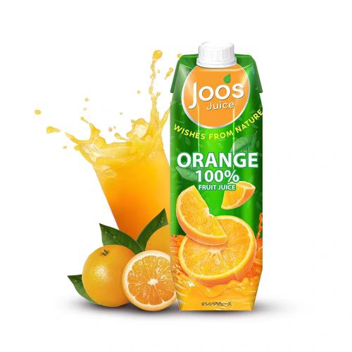 杰事100%橙汁1000ml*12瓶/件