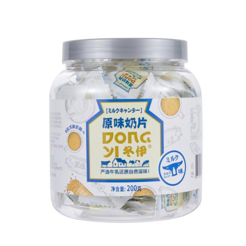 冬伊原味奶片200g*24罐/件