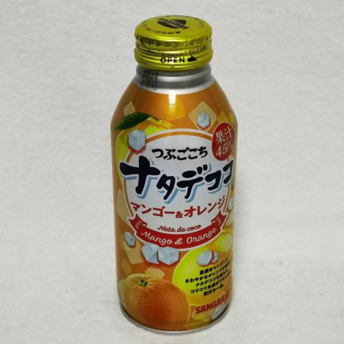 三佳利椰果芒果橙汁混合饮料380ml*24罐/件