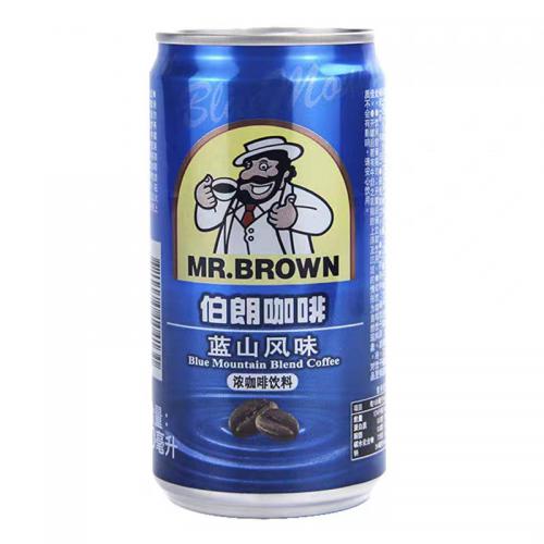 伯朗蓝山味咖啡饮料240ml*24罐/件