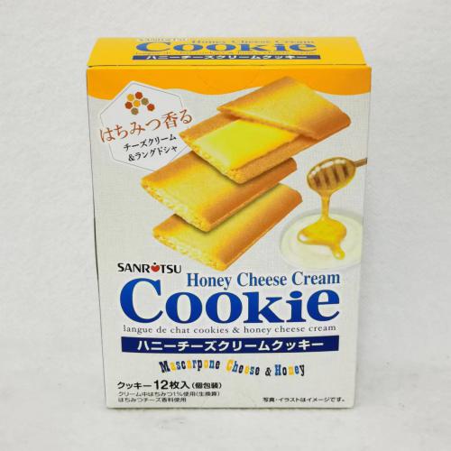 三立蜂蜜奶油夹心薄酥饼(12枚装）84g*12盒/组
