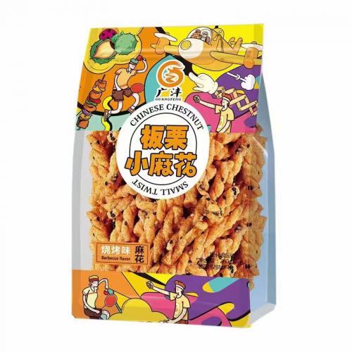 广沣板栗小麻花（烧烤味）208g*30袋/件
