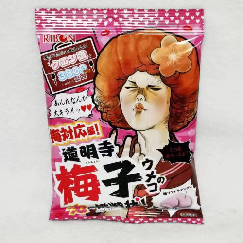 理本超酸梅子味夹心软糖56g（含纸包装60g）*12包/件