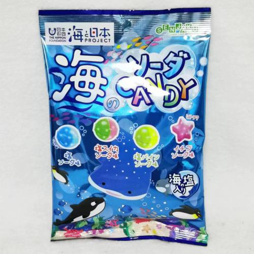 扇雀饴海洋生物造型水果糖76g*10包/...