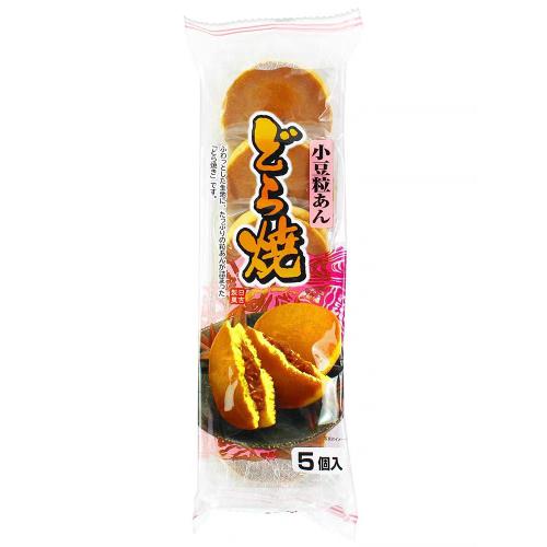 日吉制果铜锣烧红豆夹心原味（5个入）300g*12袋/件