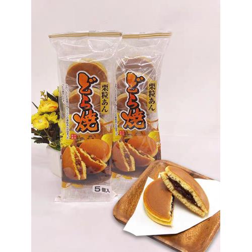 日吉制果铜锣烧板栗味（5个入）300g*12袋/件