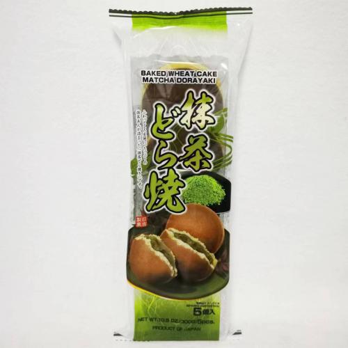 日吉茱力菓铜锣烧红豆夹心蛋糕抹茶味（5个...