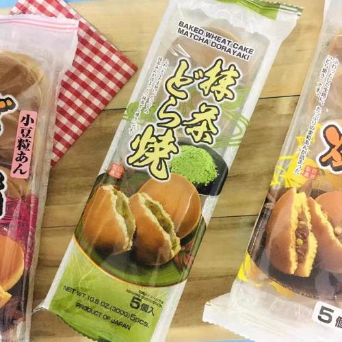 日吉制果铜锣烧抹茶味（5个入）300g*12袋/件