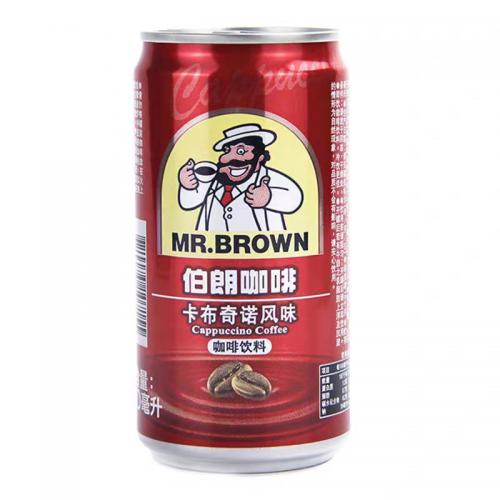 伯朗咖啡卡布奇若味饮料240ml*24罐...