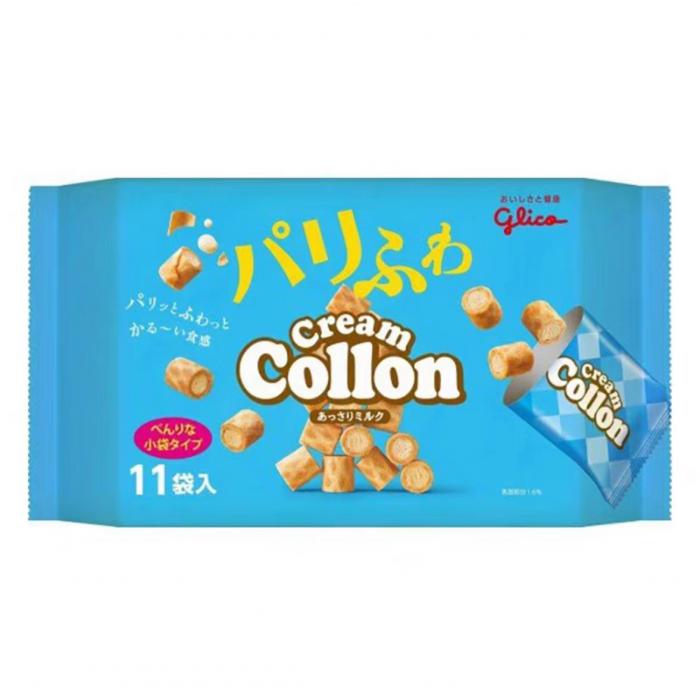 日本格力高奶油味夹心饼干卷（13.5g*9）121.5g*12包/件