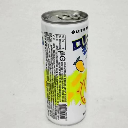 乐天妙之吻芒果味碳酸饮料250ml*30罐/件