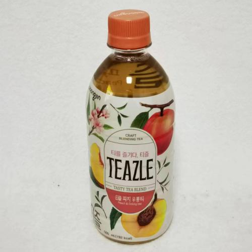 熊津Teazle桃子味乌龙茶饮料500ml*20瓶/件