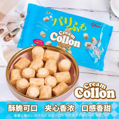 日本格力高奶油味夹心饼干卷（13.5g*9）121.5g*12包/件