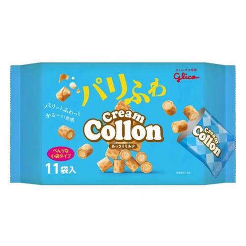 日本格力高奶油味夹心饼干卷（13.5g*9）121.5g*12包/件
