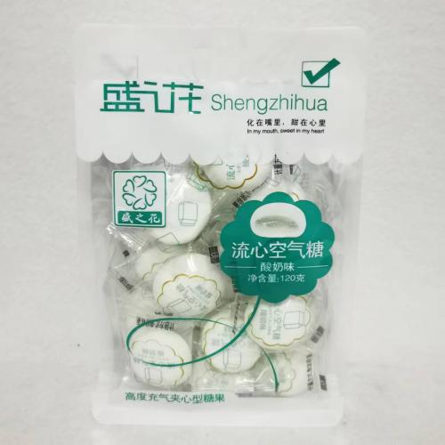 盛之花流心空气糖（酸奶味）120g*24...