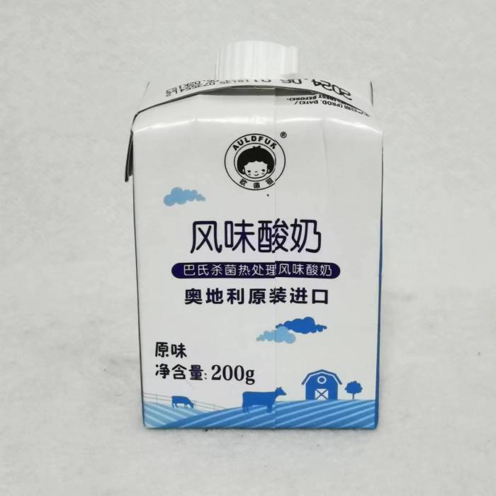 欧德福风味酸奶原味200g*6支*4组/件