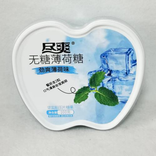 尽爽无糖薄荷糖（劲爽薄荷味）100g*18盒/件