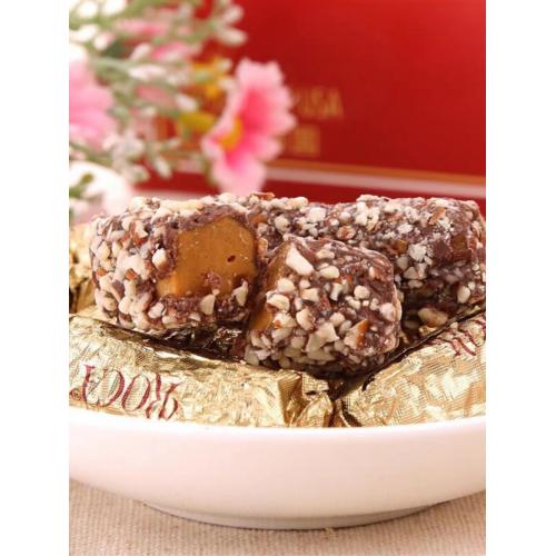 乐家扁桃仁巧克力味糖果250g*12盒/件
