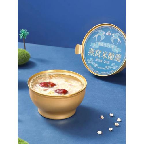 生龙燕窝米酿羹燕麦百合口味(252g*6碗)*6提/件
