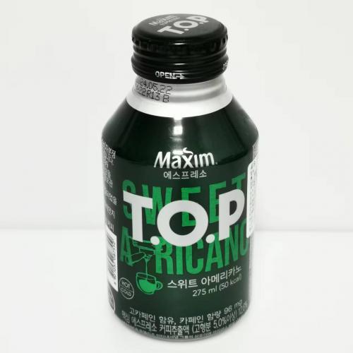 麦馨东西Top甜美式咖啡饮料（绿瓶）275ml*20瓶/件