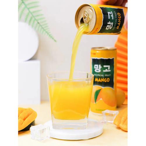 乐天芒果汁饮料240ml*30罐/件