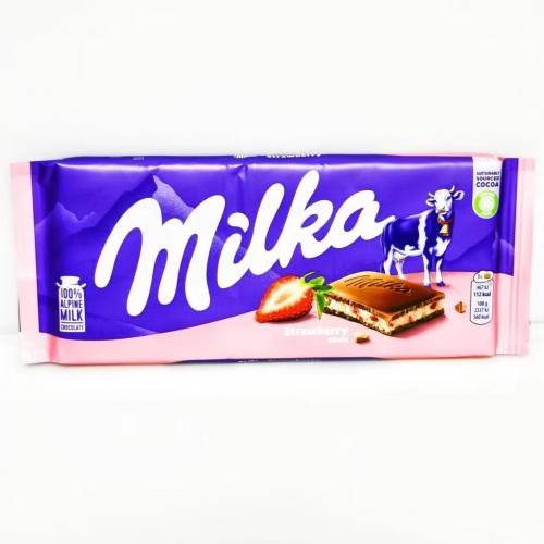 Milka因卡普草莓酸奶风味夹心巧克力1...