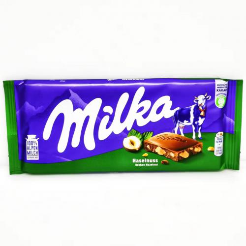 Milka因卡普棒仁牛奶巧克力100g*...