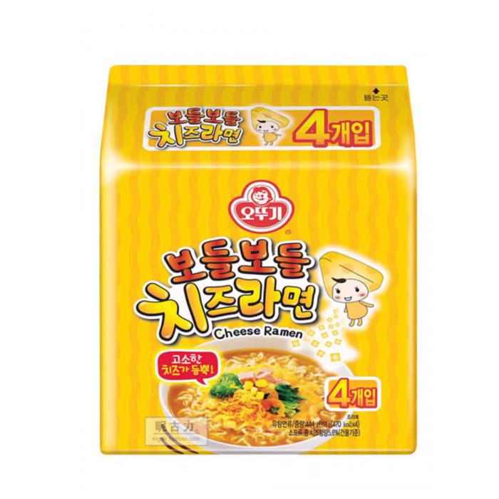韩国不倒翁芝士拉面444g（111g*4包）*8中包/件