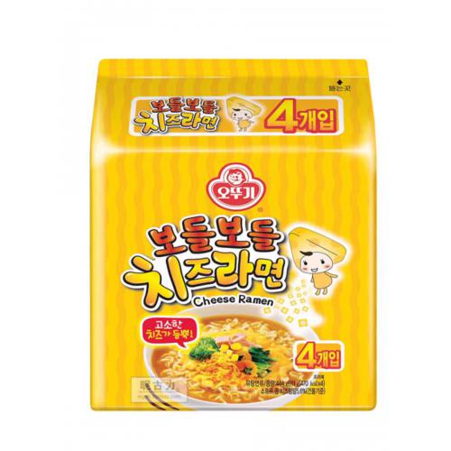 韩国不倒翁芝士拉面444g（111g*4包）*8中包/件