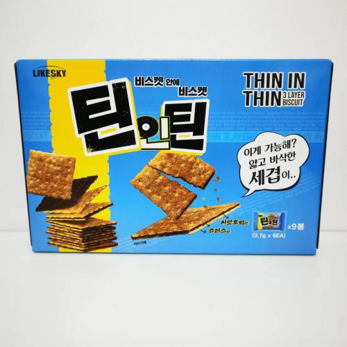 韩国LIKESKY叠叠脆饼干200g*1...