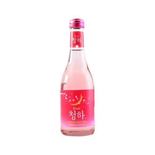 乐天星空清河玫瑰红气泡清酒295ml*12瓶/件