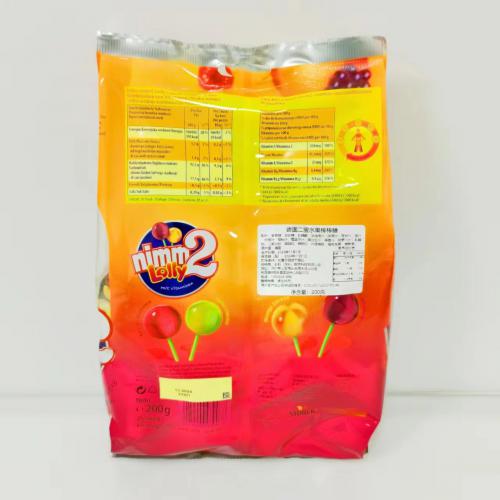 德国二宝水果棒棒糖200g*10袋/件