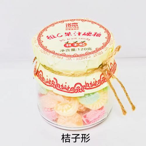 洽恋维C果汁硬糖（桔子形）120g*30瓶 /件