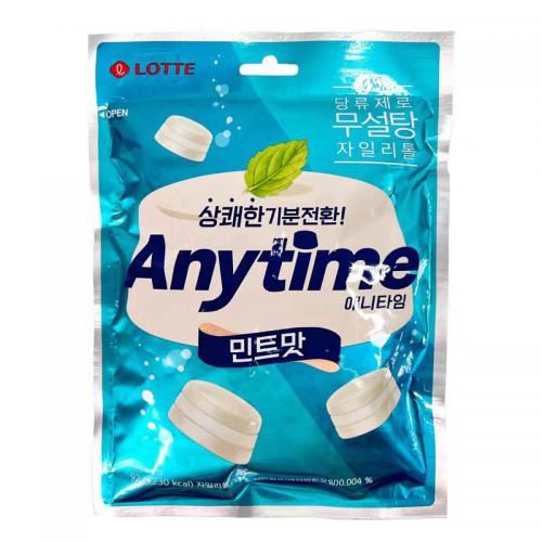 乐天Anytime三层薄荷糖92g*20包/件
