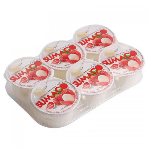 素玛哥牌荔枝味果冻(含椰纤果)660g(110g*6杯）*12组/件