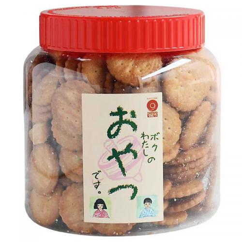 日本野村诺木拉天日盐小圆饼470g*6罐/件